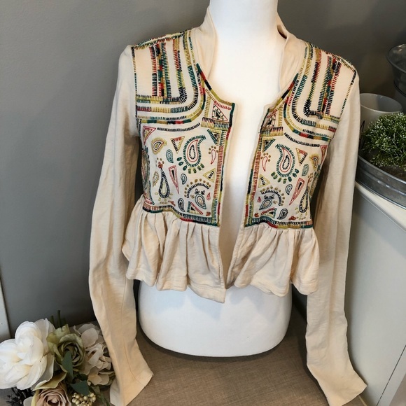 LILKA “Valle” embroidered jacket by Anthropologie - Picture 1 of 8